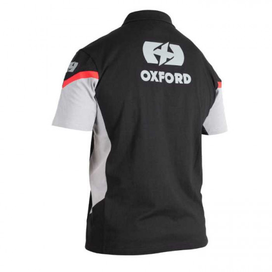 Oxford Racing Polo Black £39.99 Casual Wear - SKU TK2204012XL from RaceLeathers Motorcycle Clothing
