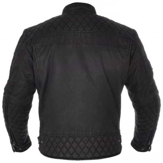 Oxford Hardy Wax Black Jacket £239.99 Mens Motorcycle Jackets - SKU TM1802XL from RaceLeathers Motorcycle Clothing
