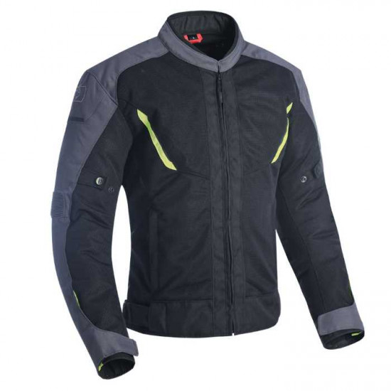 Oxford Delta 1.0 Mens Air Jacket Black Grey Fluo £119.99 Mens Motorcycle Jackets - SKU TM1932023XL from RaceLeathers Motorcycle Clothing