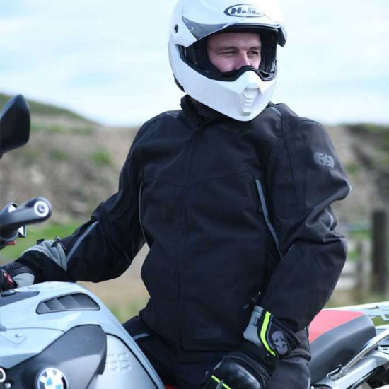 Oxford Hinterland Mens Jacket Stealth Black £329.99 Mens Motorcycle Jackets - SKU TM1944012XL from RaceLeathers Motorcycle Clothing