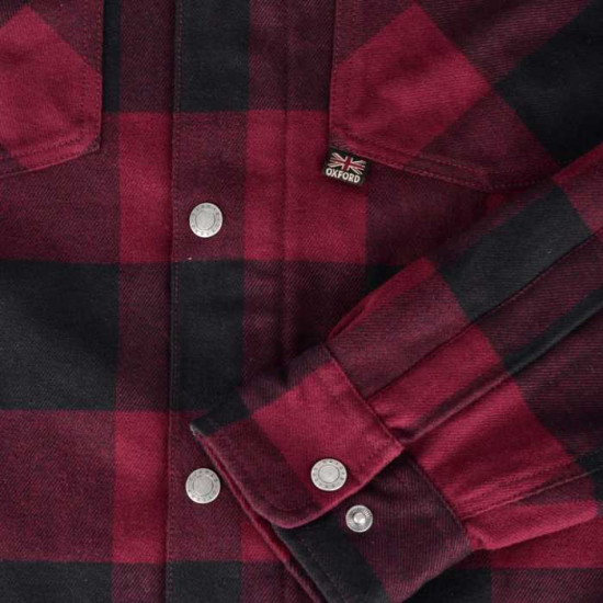 Oxford Kickback 2.0 Mens Shirt Red £139.99 Mens Motorcycle Jackets - SKU TM2041032XL from RaceLeathers Motorcycle Clothing