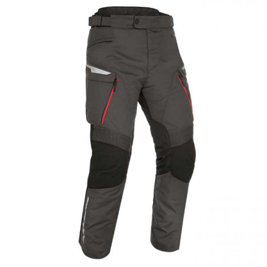 Oxford Montreal 4.0 Mens Dry2Dry Pant Black Grey Red Regular £149.99 Mens Motorcycle Trousers - SKU TM206103R2XL from RaceLeathers Motorcycle Clothing