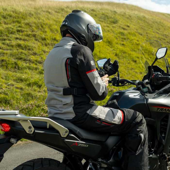 Oxford Calgary 2.0 D2D Mens Jacket Silver Black £219.99 Mens Motorcycle Jackets - SKU TM2216032XL from RaceLeathers Motorcycle Clothing