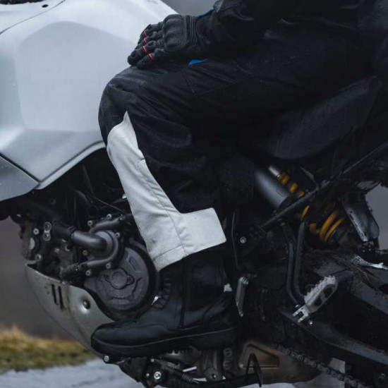 Oxford Mondial 2.0 Mens Pant Grey Blue Red Regular £249.99 Mens Motorcycle Trousers - SKU TM226103RL from RaceLeathers Motorcycle Clothing