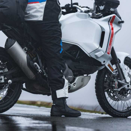 Oxford Mondial 2.0 Mens Pant Grey Blue Red Regular £249.99 Mens Motorcycle Trousers - SKU TM226103RL from RaceLeathers Motorcycle Clothing