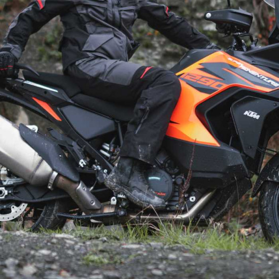 Oxford Rockland Mens Pant Charcoal Black Red Regular £219.99 Mens Motorcycle Trousers - SKU TM226401R2XL from RaceLeathers Motorcycle Clothing