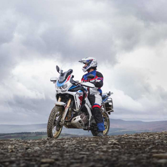 Oxford Rockland Mens Pant Arctic Black Red Regular £219.99 Mens Motorcycle Trousers - SKU TM226403R2XL from RaceLeathers Motorcycle Clothing