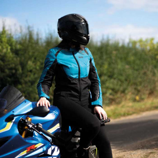 Oxford Iota 1.0 Ladies Jacket Teal £129.99 Ladies Motorcycle Jackets - SKU TW19310310 from RaceLeathers Motorcycle Clothing