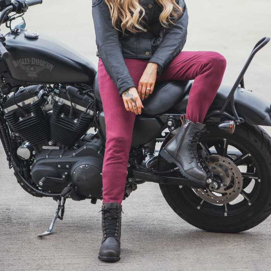 Oxford Super Leggings 2.0 Ladies Burgundy Regular £99.99 Ladies Motorcycle Trousers - SKU TW219204R10 from RaceLeathers Motorcycle Clothing