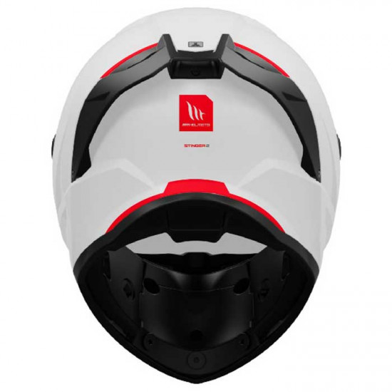 MT Stinger 2 Gloss White Helmet £69.99 Full Face Helmets - SKU M133400000013 from RaceLeathers Motorcycle Clothing