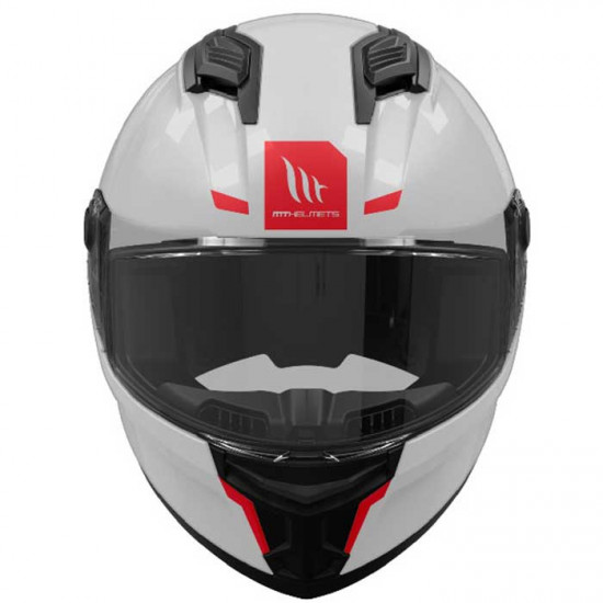 MT Stinger 2 Gloss White Helmet £69.99 Full Face Helmets - SKU M133400000013 from RaceLeathers Motorcycle Clothing