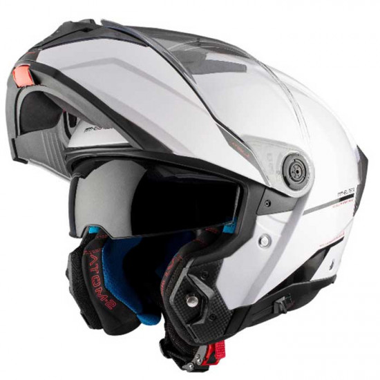 MT Atom 2 Gloss White Helmet