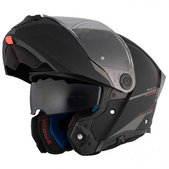 MT Atom 2 Matt Black Helmet