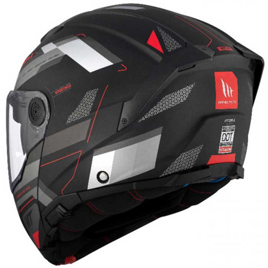 MT Atom 2 Bast Matt Black Grey Helmet £149.99 Flip Front Motorcycle Helmets - SKU M1335A252513 from RaceLeathers Motorcycle Clothing