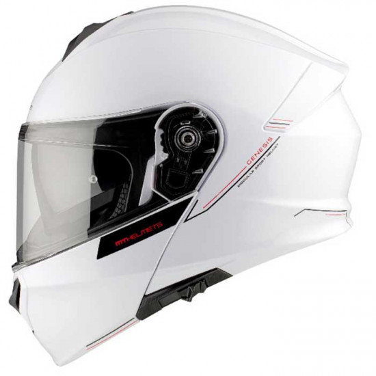 MT Genesis SV Solid Gloss Pearl White Helmet