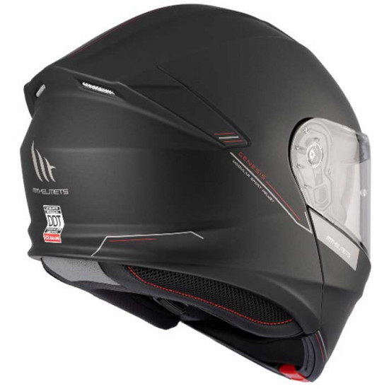 MT Genesis SV Solid Gloss Pearl White Helmet £99.99 Flip Front Motorcycle Helmets - SKU M13470000133 from RaceLeathers Motorcycle Clothing