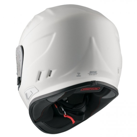 Simpson Venom Gloss White Helmet