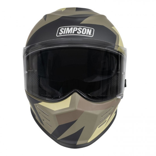 Simpson Venom Comanche Helmet Full Face Helmets - SKU S3FEP022COMGRE02