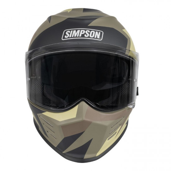 Simpson Venom Comanche Helmet £419.99 Full Face Helmets - SKU S3FEP022COMGRE02 from RaceLeathers Motorcycle Clothing