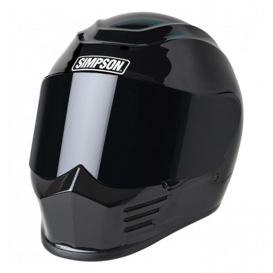 Simpson Speed Gloss Black Helmet Full Face Helmets - SKU STFESPE2SOLBLK02