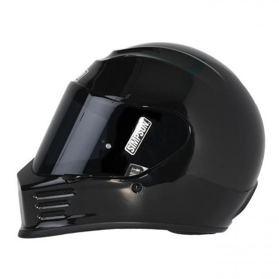 Simpson Speed Gloss Black Helmet £269.99 Full Face Helmets - SKU STFESPE2SOLBLK02 from RaceLeathers Motorcycle Clothing