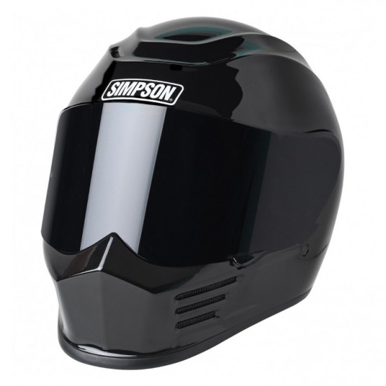 Simpson Speed Gloss Black Helmet £269.99 Full Face Helmets - SKU STFESPE2SOLBLK02 from RaceLeathers Motorcycle Clothing