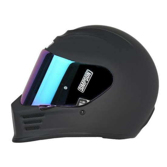 Simpson Speed Matt Black Helmet Full Face Helmets - SKU STFESPE2SOLMBK02
