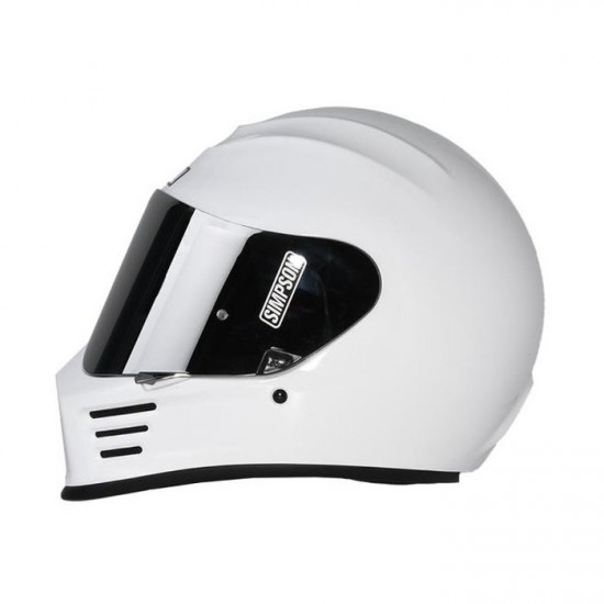 Simpson Speed Gloss White Helmet Full Face Helmets - SKU STFESPE2SOLWHT02