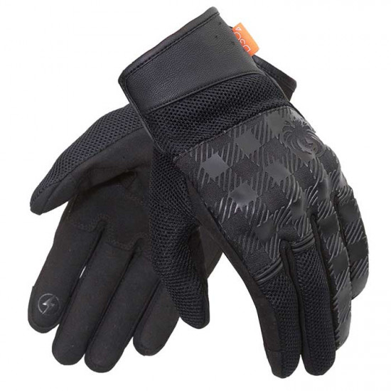Merlin Barrett Mesh D3O Black Glove Mens Motorcycle Gloves - SKU MLG053/BLK/2XL