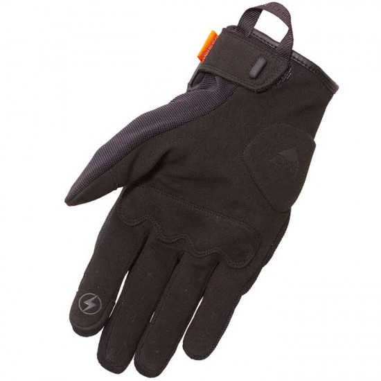Merlin Berea Trail D3O Black Leather Textile Glove Mens Motorcycle Gloves - SKU MLG047/BLK/2XL