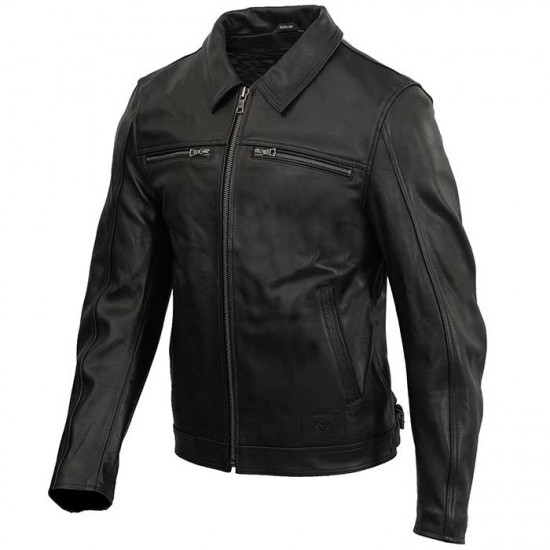 Merlin Kingsbury D3O Leather Black Jacket
