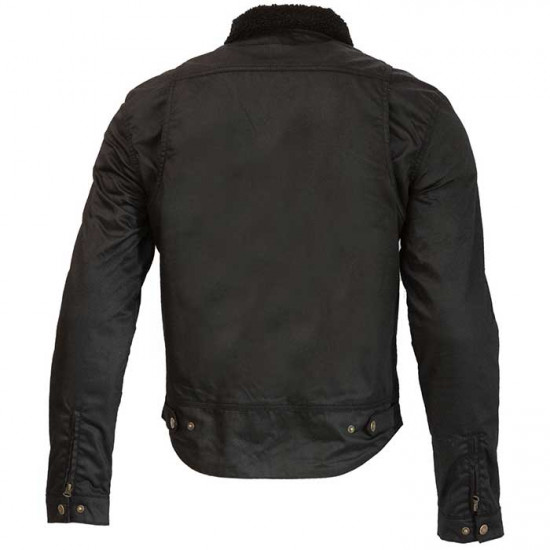 Merlin Millington D3O Black Wax Cotton Cotec Jacket Mens Motorcycle Jackets - SKU MCP050/BLK/2XL