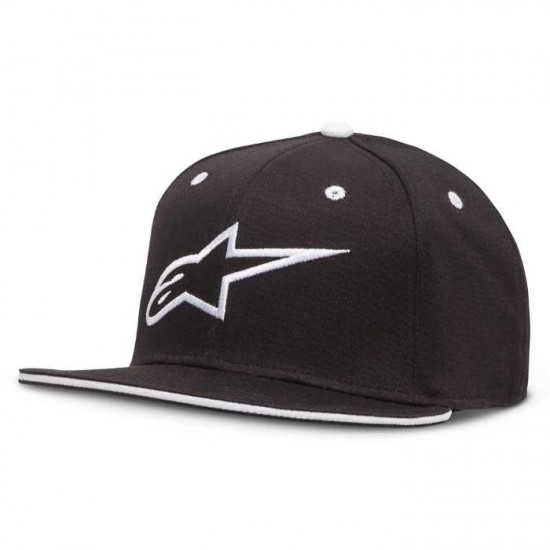 Alpinestars Ageless Flat Hat Black White Casual Wear - SKU 1035810151020L