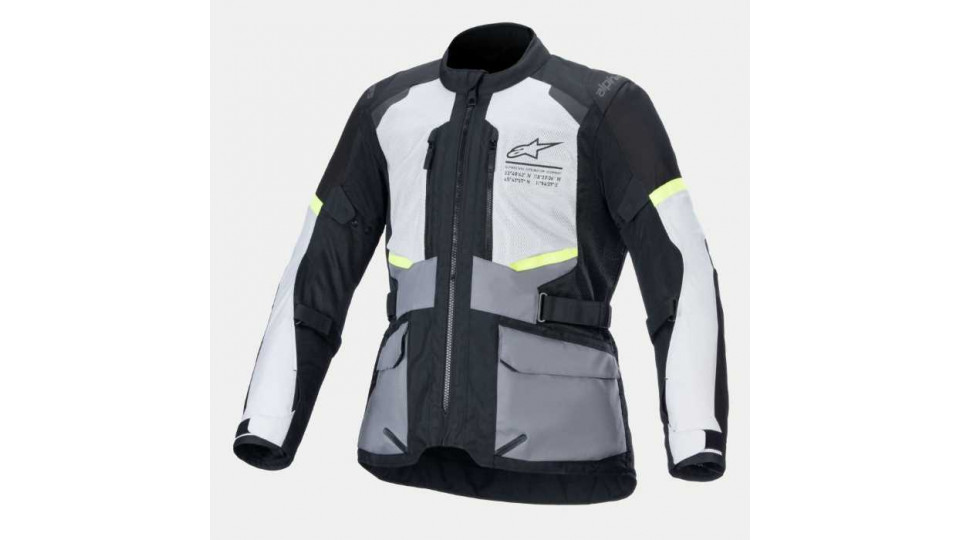 Alpinestars Andes Air Dual Sport Jacket Ice Grey D Grey Black