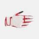 Alpinestars Dyno Leather Gloves Ecru Ruby Red