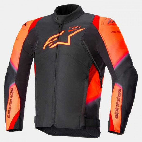 Alpinestars T-SP 1 V2 WP Jacket Black Red Fluo