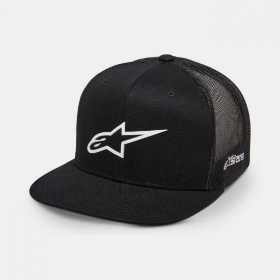 Alpinestars 3D Ageless Trucker Hat Black White Casual Wear - SKU 1214817231020