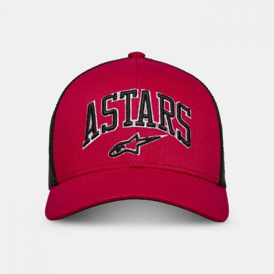 Alpinestars Dunker Trucker Hat Red Black Casual Wear - SKU 1214817173010