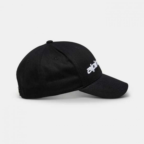 Alpinestars Linear Wordmark 2.0 Hat Black White £34.99 Casual Wear - SKU 1214817051020 from RaceLeathers Motorcycle Clothing