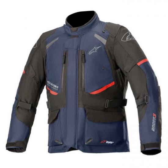 Alpinestars Andes V3 Drystar Jacket Dark Blue Black Mens Motorcycle Jackets - SKU 32075217109XXL