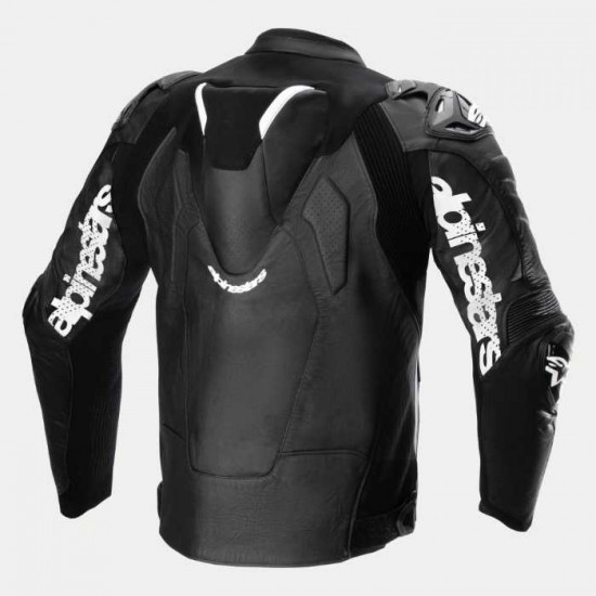 Alpinestars Atem V5 Leather Jacket Black White