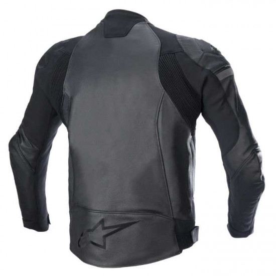 Alpinestars GP Force Leather Jacket Black Black Mens Motorcycle Jackets - SKU 3100822110046