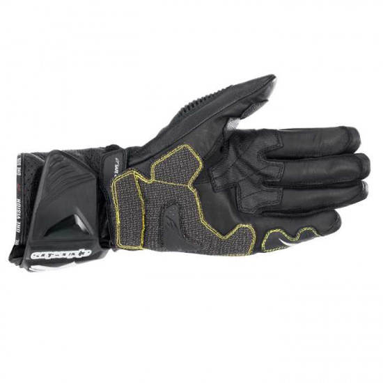 Alpinestars GP Tech V2 Gloves Black White Mens Motorcycle Gloves - SKU 355662212XXL
