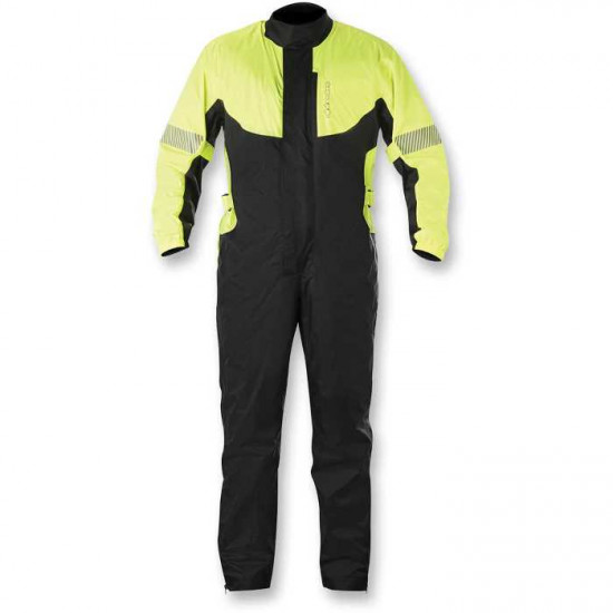 Alpinestars Hurricane Rain Suit Fluo Black Waterproofs - SKU 3264617551XXL