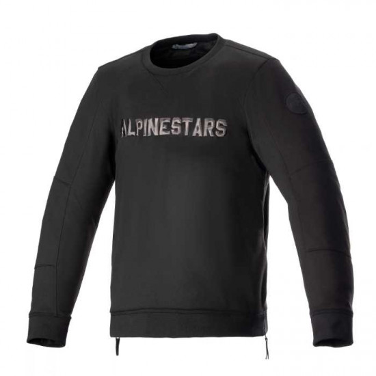 Alpinestars Legit Crew Fleece Black Cool Grey Casual Wear - SKU 4201023105XXL