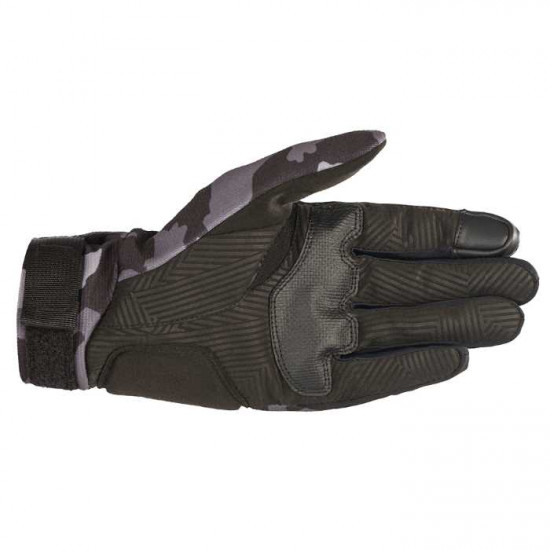 Alpinestars Reef Glove Black Grey Camo Mens Motorcycle Gloves - SKU 356902090012XL