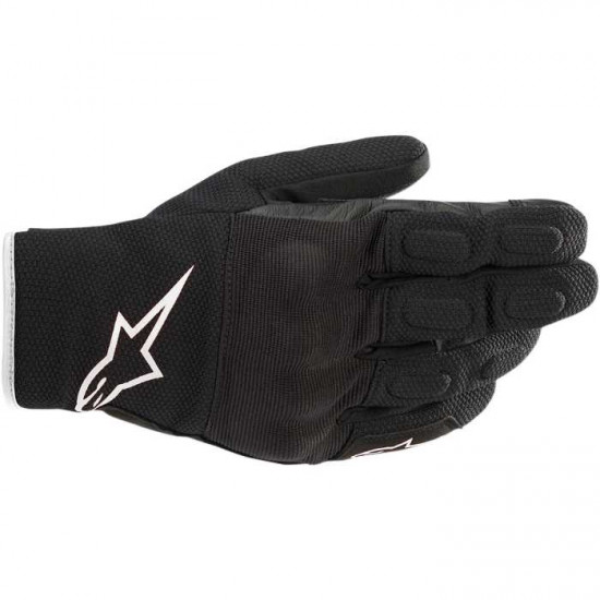 Alpinestars S Max Dual Sport Gloves Black White Mens Motorcycle Gloves - SKU 352762012XXL