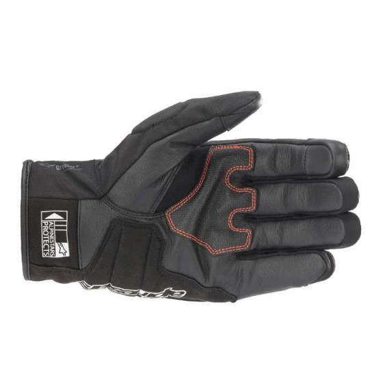Alpinestars SMX Z Drystar Gloves Black Red Fluo Mens Motorcycle Gloves - SKU 35274211030XXL