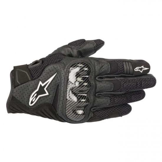 Alpinestars SMX-1 Air V2 Gloves Black Mens Motorcycle Gloves - SKU 357051810XXL