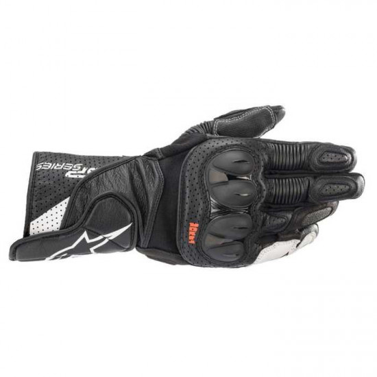Alpinestars SP-2 V3 Gloves Black White Mens Motorcycle Gloves - SKU 355822112XXL